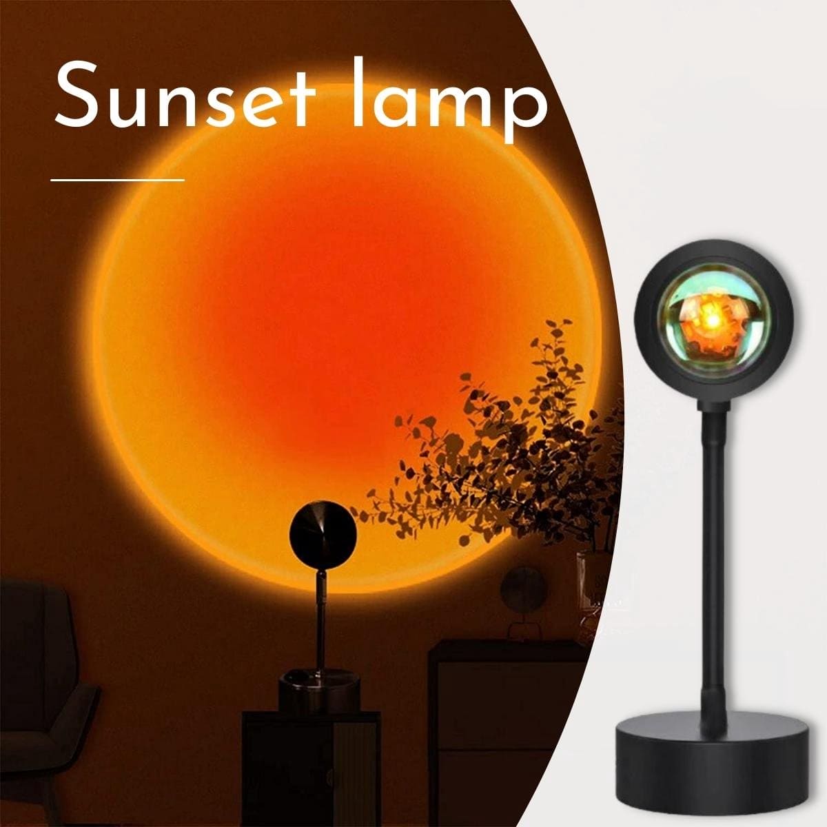 SunsetGlow Solnedgang LED Bordlampe