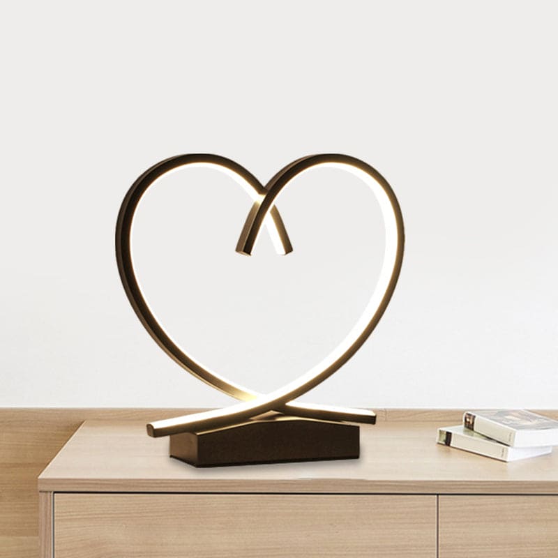 HeartGlow Hjerteformet Bordlampe