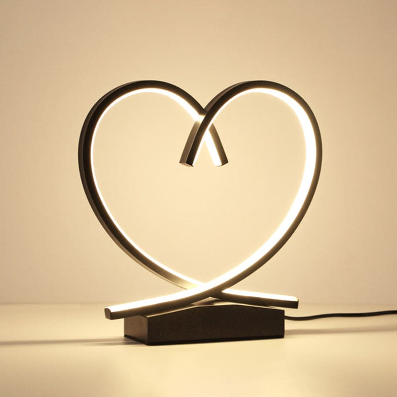 HeartGlow Hjerteformet Bordlampe