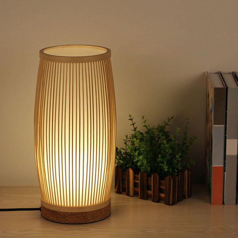 BambooGlow – Bæredygtig Bambus Bordlampe