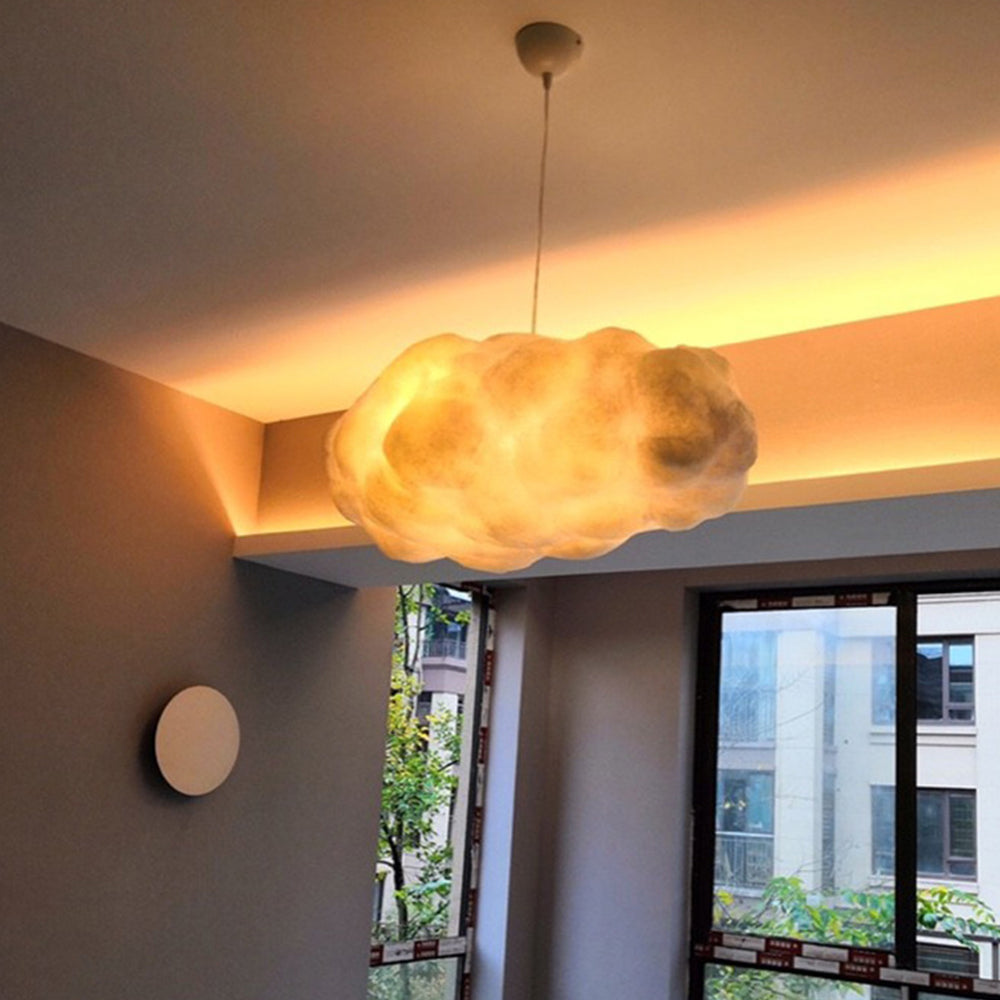 Minori Design Sky LED Pendellampe – PVC/Bomuld i Hvid