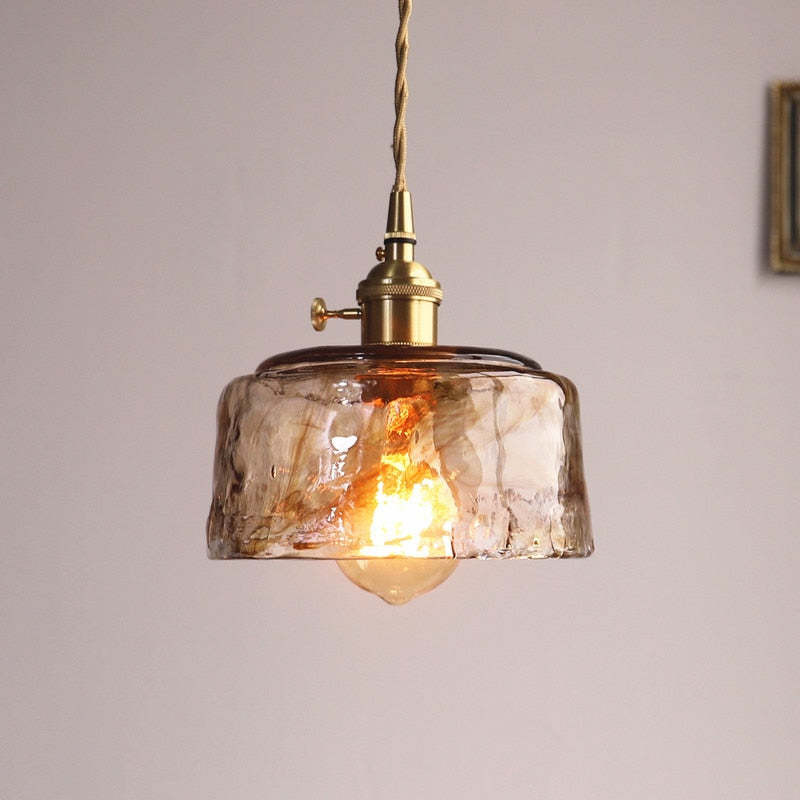 Vintagea – LED Retro Pendellampe i Guldmetal