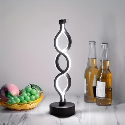 SpiralGlow Kreativ & Elegant Spiral Bordlampe