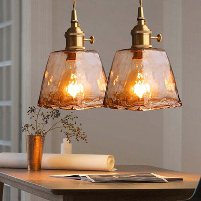 Vintagea – LED Retro Pendellampe i Guldmetal