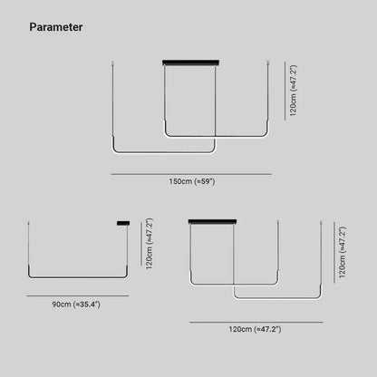 Edge – Moderne LED Pendellampe i Metal og Silikone