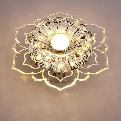 CrystalBloom – Crystal Floral Loftlampe