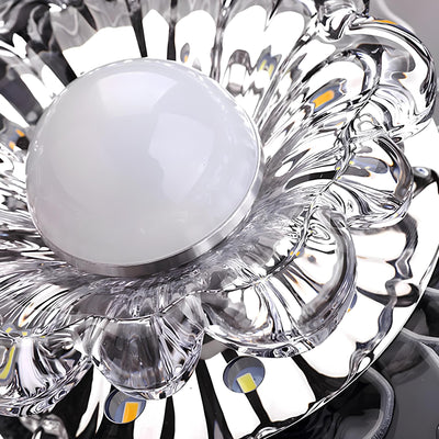 CrystalBloom – Crystal Floral Loftlampe