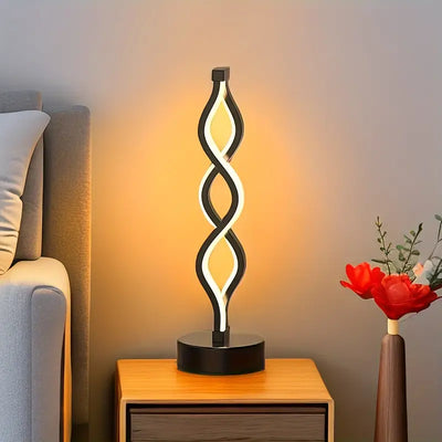 SpiralGlow Kreativ & Elegant Spiral Bordlampe