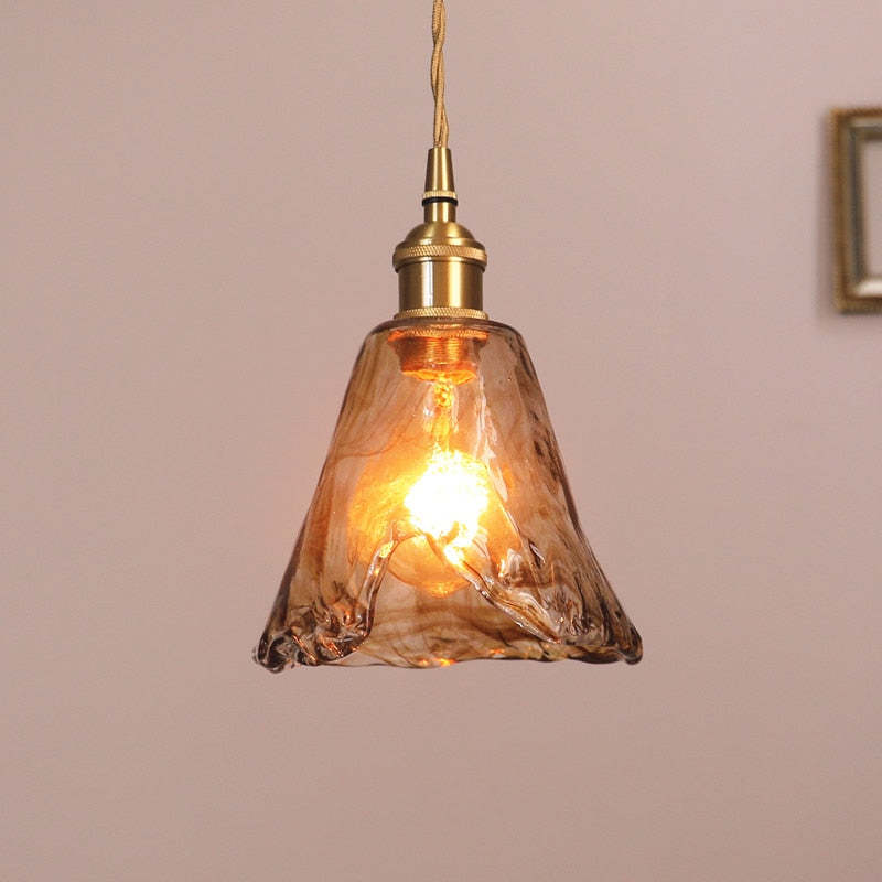 Vintagea – LED Retro Pendellampe i Guldmetal