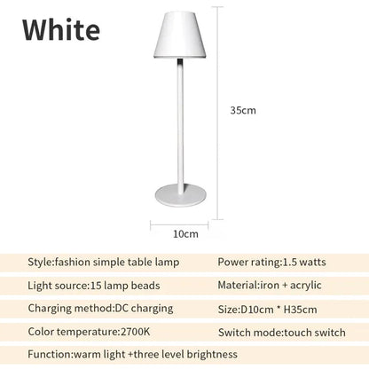 EcoGlow - Genopladelig Bordlampe