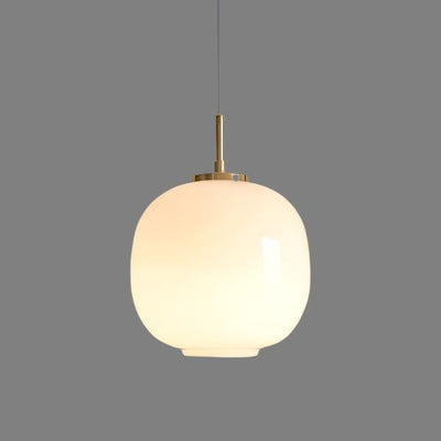 GlowSphere – Minimalistisk Glas Loftlampe